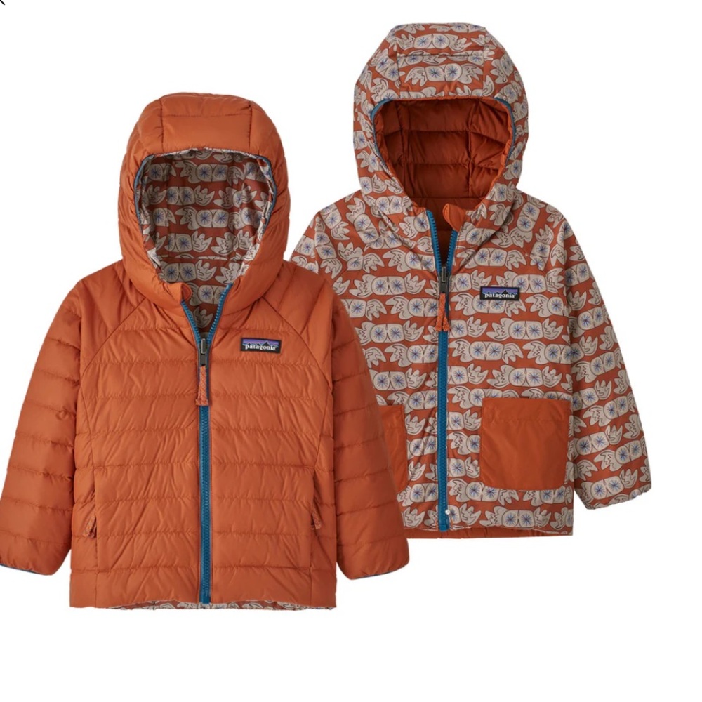Patagonia reversible down sweater puffer jacket